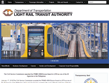 Tablet Screenshot of lrta.gov.ph