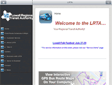 Tablet Screenshot of lrta.com